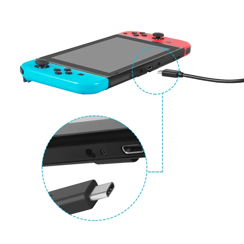 For Nintend Switch Cable 10Gbps TV Dock Video Data Transfer Charging Extension Cable For Nintend Switch 1M Extension Line Cord Cable (14)
