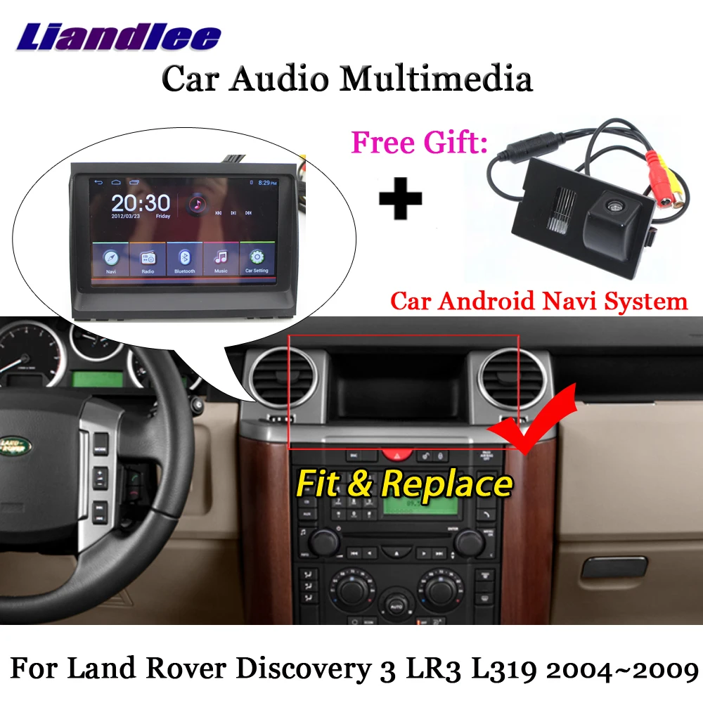 Best Liandlee Android For Land For Rover Discovery 3 LR3 L319 2004~2009 Radio Carplay Parking Camera GPS Navi Navigation Multimedia 10