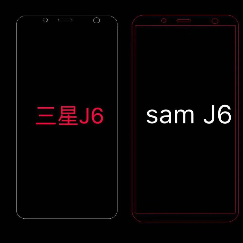 Sinzean 100 шт. Новинка 2018 для Samsung J4/J4 Plus прозрачное закаленное стекло Galaxy J6/J6 Prime