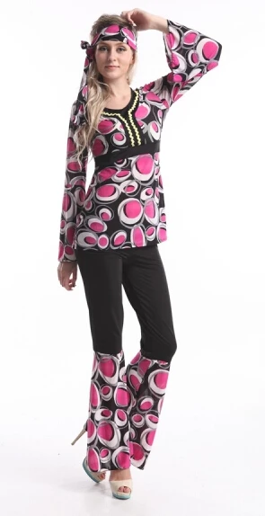 Free shipping 60s 70s 80s FANCY DRESS WALSON COSTUME OUTFIT for RETRO