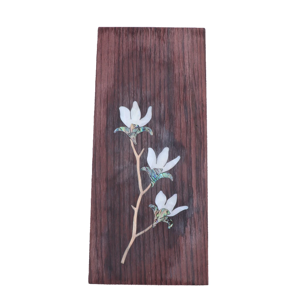 Tooyful Exquisite Rosewood Classical/Acoustic Guitar Head Veneer Plate Flower Pattern Sticker Inaly Musical Instrument Accessory