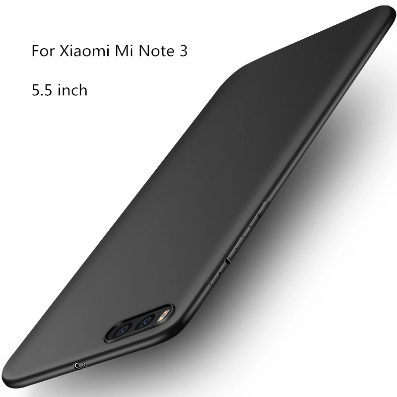 Чехол для Xiaomi Mi Note 3 Матовые чехлы силиконовый чехол крышка мобильного телефона