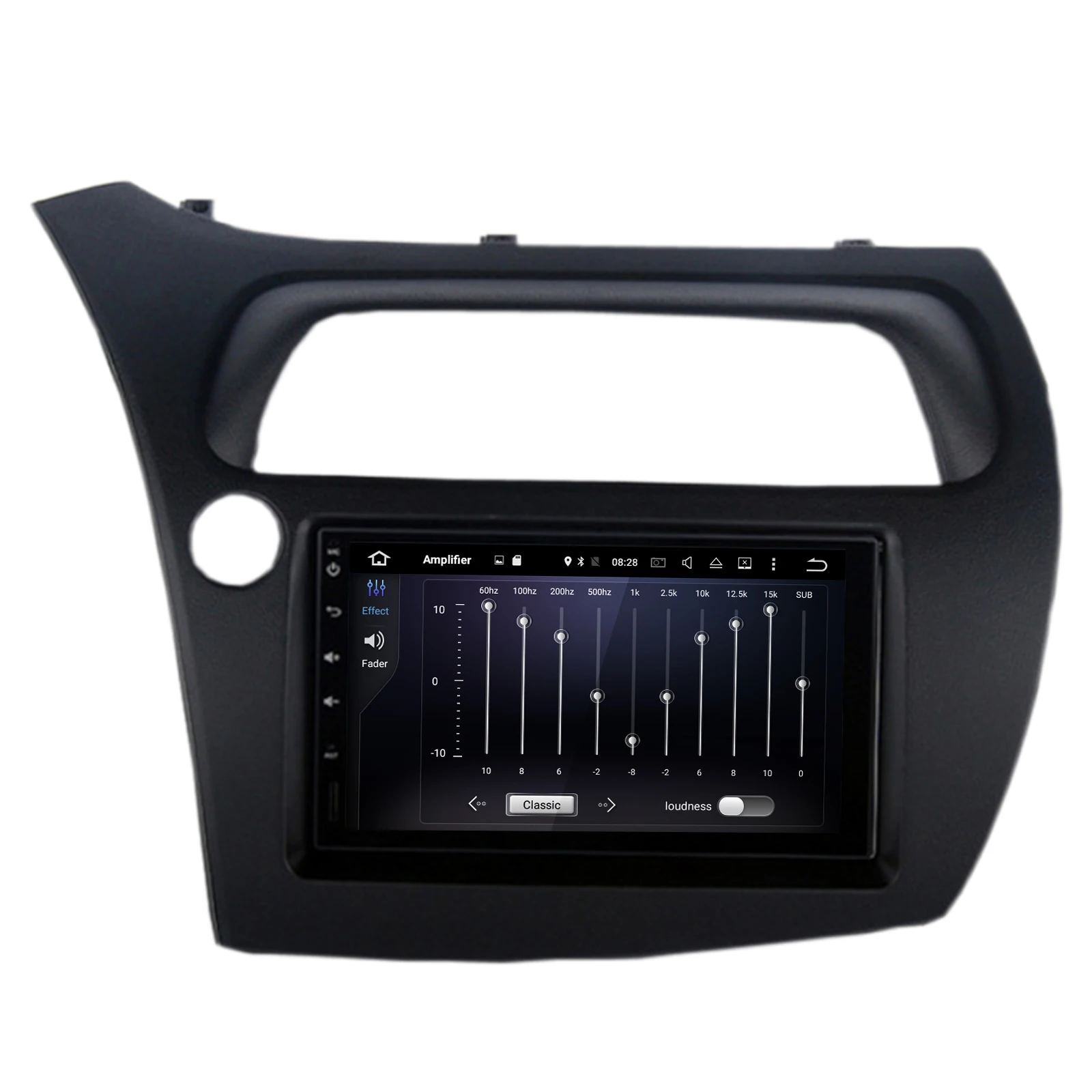 Sale HFCYJIA Android 9.0 System Car Head Unit Radio For Honda CIVIC Auto GPS Navi 2+16G RAM WIFI OBD DVR SWC BT AUX Mirror Phone 4
