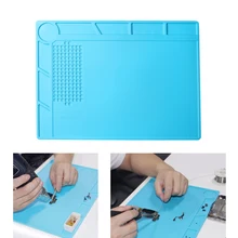 JIGUOOR S-130 35x25 см теплоизоляционный коврик для обслуживания телефона термопистолет паяльная станция