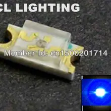 Высокая яркость синий 1206 светодиодный Диод 460-475nm поверхностного монтажа светодиодный 3,0-3,5 V SMD