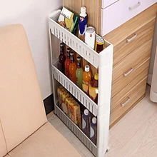 Küche Spalt Ablageboden Schlafzimmer Badezimmer Organizer Bewegliche Lagerung Rack