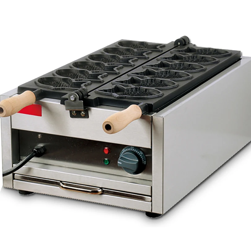 

free shipping Gas Type Big Input Ice Cream Taiyaki Making Machine for Sale 6 pcs gas type Ice cream Taiyaki machine