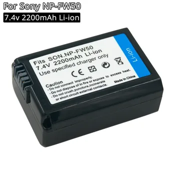 

Camera Battery NP-FW50 NPFW50 NP FW50 7.4V 2200mAh rechargeable digital battery for Sony NEX-5 NEX-6 NEX-5R A55 A33 A7 A7R A6000