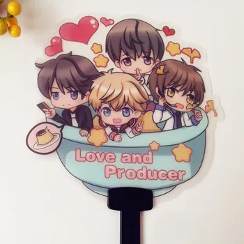 

New Japanese Anime Cartoon Love and Producer Cute Hand Fan Cool Fan