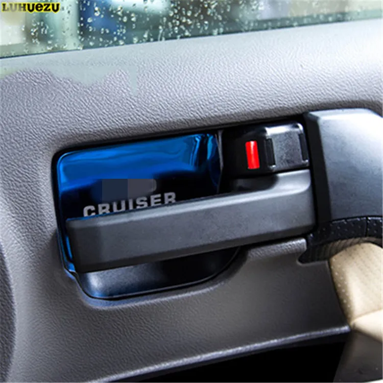 Аксессуары для Land Cruiser 200 FJ200 2008 2017 интерьерная дверная ручка из нержавеющей стали