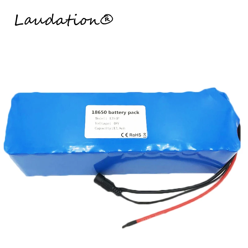 

Laudation electric bike 48v 16ah battery 18650 rechargeable battery pack With 2A charger built-in 15A BMS For electric bicycles