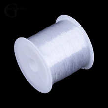 Fil de pêche tressé en cristal PE, solide, en Nylon, Monofilament, 0.2mm-0.6mm, 155/100/80/60/45/35/22/20m