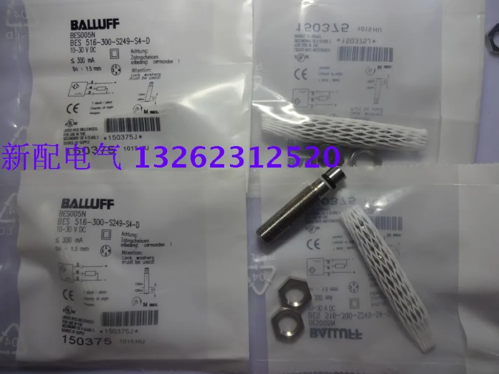 H ● BALLUFF BES 516-300-S300-S4 D （ BHS 004 C ） presión-clasificado sensores inductivos Nuevo. 
