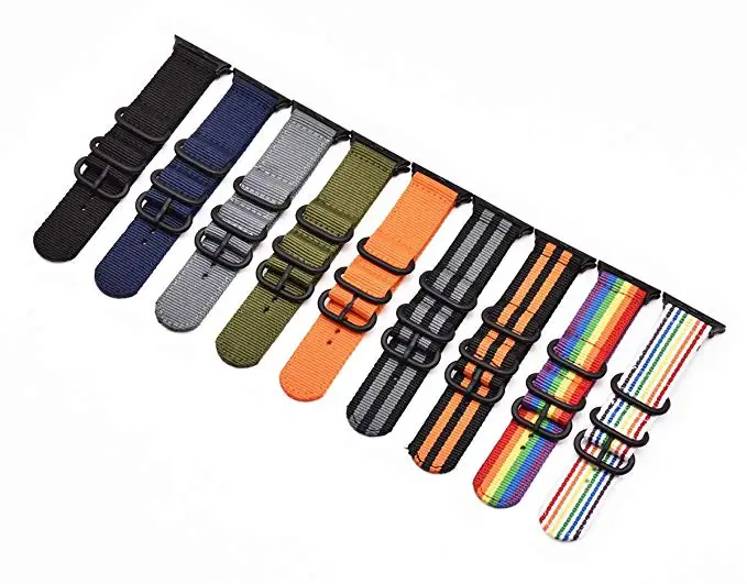 Спортивный нейлоновый ремешок для Apple Watch 4 iwatch 3 2 1 спортивный 42 40 38 мм Series