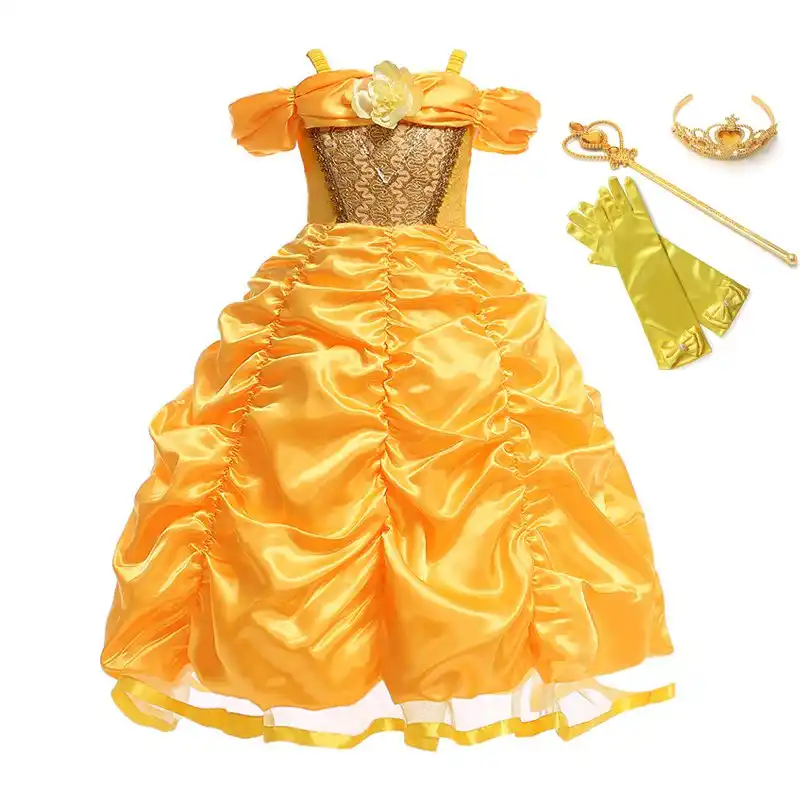 belle dress up dress