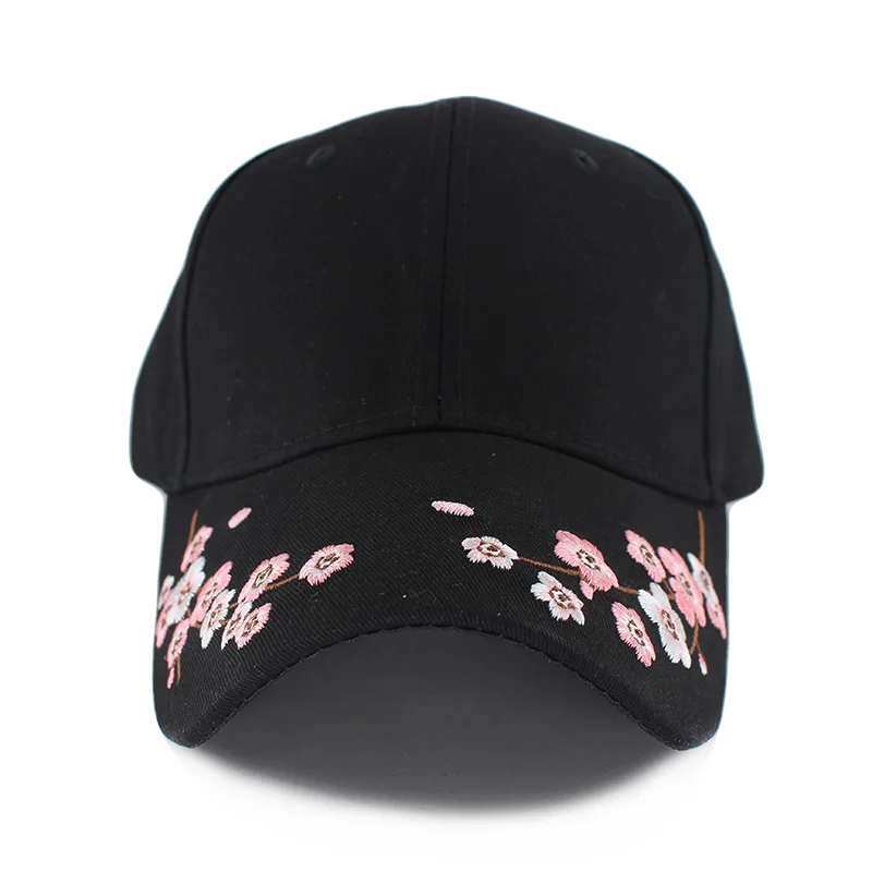 Новая модная женская бейсболка s для девочек, красивая летняя кепка с цветочным принтом, Регулируемая Повседневная брендовая Высококачественная Кепка Gorras