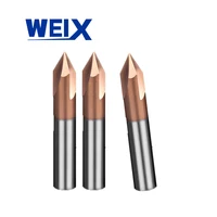 כרסום cnc קאטר WEIX 1PC 90A טחנת Solid Carbide chamfer סוף CNC כרסום קאטר HRC50 טונגסטן פיסות הנתב פלדה מכונת חיתוך (1)