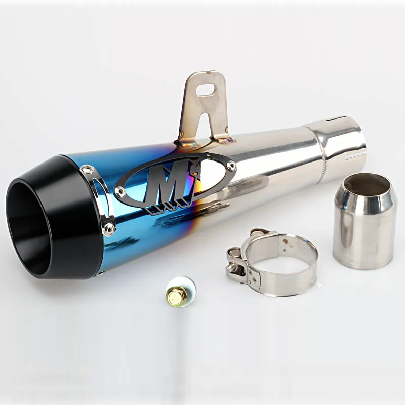 51mm Universal Akarapovic de la motocicleta tubo de Escape Moto escapar GP olla para M4 para Motocross Pit Dirt Bike ATV UTV scooter antideslizante en