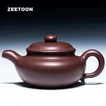 360cc большой емкости подлинный исинский чайник Fang Gu Pot Master ручной работы из китайской фиолетовой глины чайный набор кунг-фу античный чай горшок