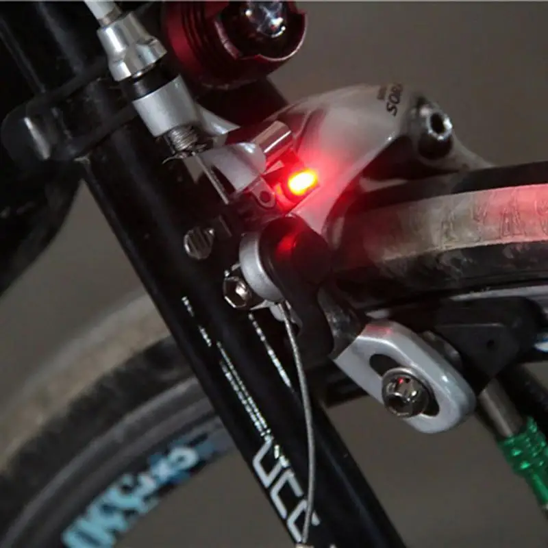 Flash Deal Bicycle Travel Brake Light Led Light Cycling Mountain Bike Brake Light for V-shape brake 7