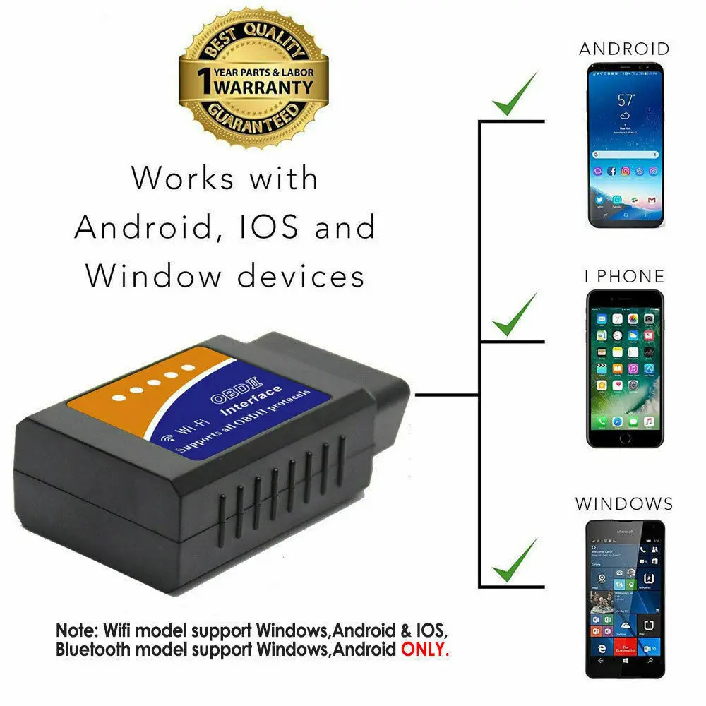 OBD2 ELM327 V1.5 wifi адаптер IOS сканер для iPhone автомобильный диагностический инструмент OBD 2 ODB II ELM 327 wifi ODB2 Автомобильный сканер EML327 wifi