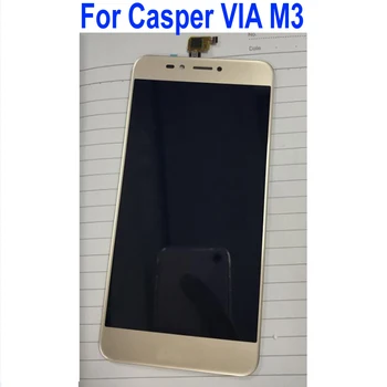 

Best Working Glass Panel LCD Display Touch Screen Digitizer Assembly Sensor For Casper VIA M3 Mobile Replacement Parts