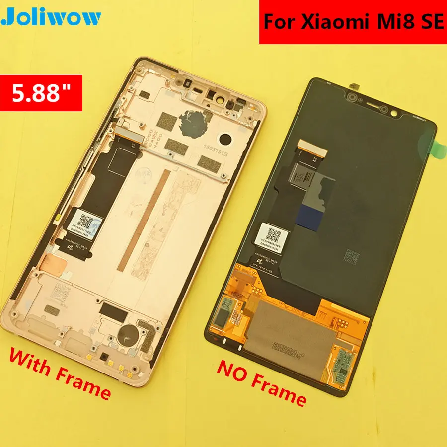

5.88" Amoled LCD Screen For Xiaomi 8 Mi8SE MI8 SE LCD Display Digitizer Touch Screen with frame for phone Xiaomi 8 SE LCD