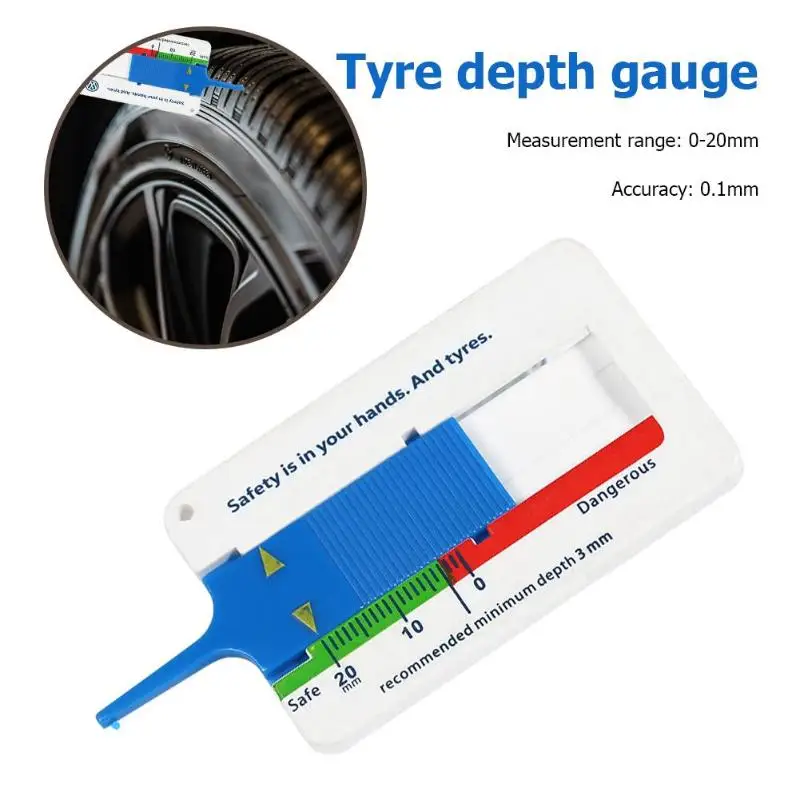 0-20 мм автомобильная шина протектора Depthometer индикатор глубины калибровочный датчик мотоцикл прицеп колесо фургона измерительные инструменты Инструменты для ремонта шин