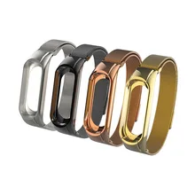 10 шт. Магнитный стальной ремешок для xiaomi mi band 3 умный Браслет сменный ремешок шаблон для поверхностного монтажа из нержавеющей стали для mi band 3 DHL