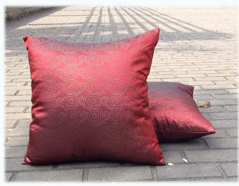 Красный китайский Декоративный принт Чехлы для подушек, квадратный Подушки Чехлы для мангала, полиэстер Тафта Наволочки Чехлы для мангала