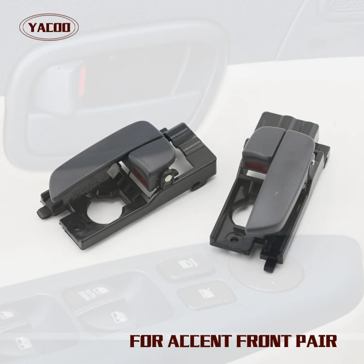 

1PAIR FRONT INTERIOR DOOR HANDLE FOR HYUNDAI ACCENT 2007-2011 2007 2008 2009 2010 2011