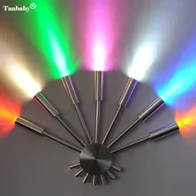 Tanbaby 7 Вт светодиодный настенный светильник AV85-265 сектор форме Epistar светодиодный потолочный светильник украшения свет для КТВ/бар внутренней отделки