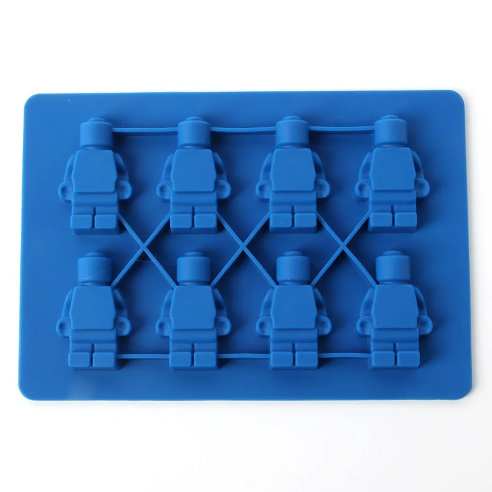 DIY Инструменты счастливой выпечки квадратный лего игрушка в форме кирпича кубик льда формы силиконовые формы шоколада формы для выпечки 1 шт. AB