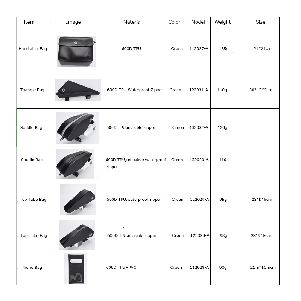 Sale Sahoo Black Waterproof Bike Bicycle Cycling Rear Seat Saddle Bag Top Tube Front Frame Bag Triangle Pack Sack Phone Handlebar Bag 0