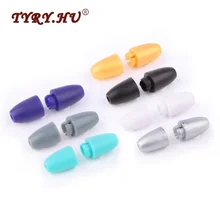 TYRY. HU из бисера с застежкой отрывающиеся пластиковые застежки безопасность для ребенка DIY ожерелье соска цепь 50-100 пара браслет с омаром застежка на крючок