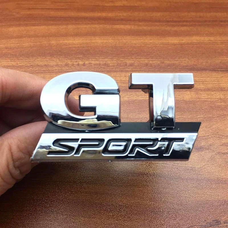 

GT Sport Grill Car 3D sticker Emblem fit for Golf MK5 Front GT Sport Grille Car Chrome Badg