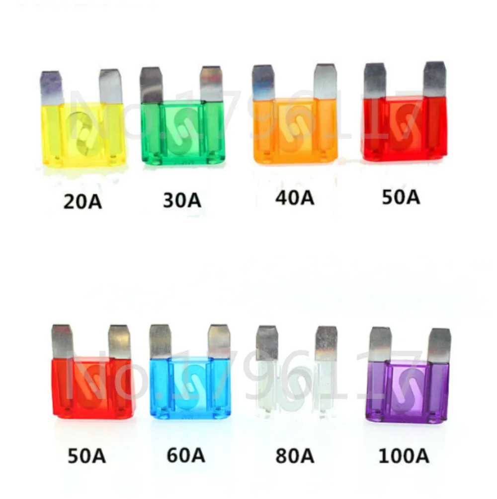 10pcs 40a AMP Large Blade Style Audio GOLD Maxi Fuse Car Marine Auto Motorcycle