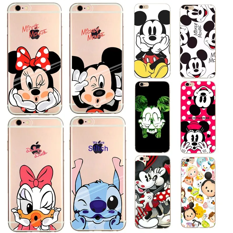 Тонкий чехол для телефона Coque iphone 8 плюс стежка мультфильм Силиконовые 360 Полный