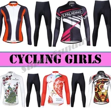 Одежда высшего качества Для женщин команды Майки спортивные женские Велоспорт Джерси руно дополнительно женский с длинным рукавом Спортивная одежда