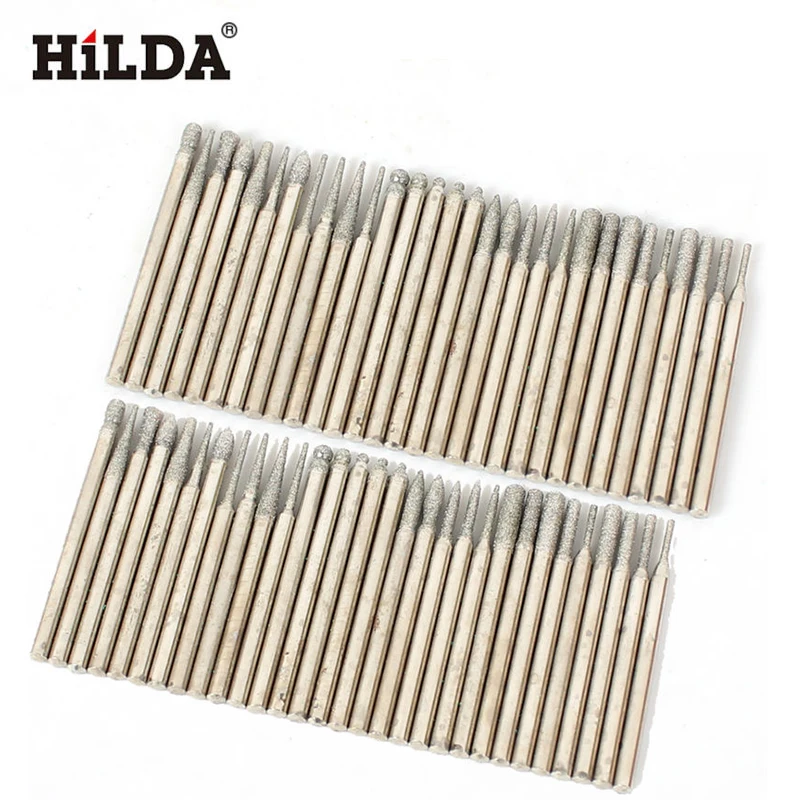 HILDA-60pcs-Dremel-Style-Diamond-Burr-Bit-Set-For-Dremel-Rotary-Tools-1-8-150-Grit