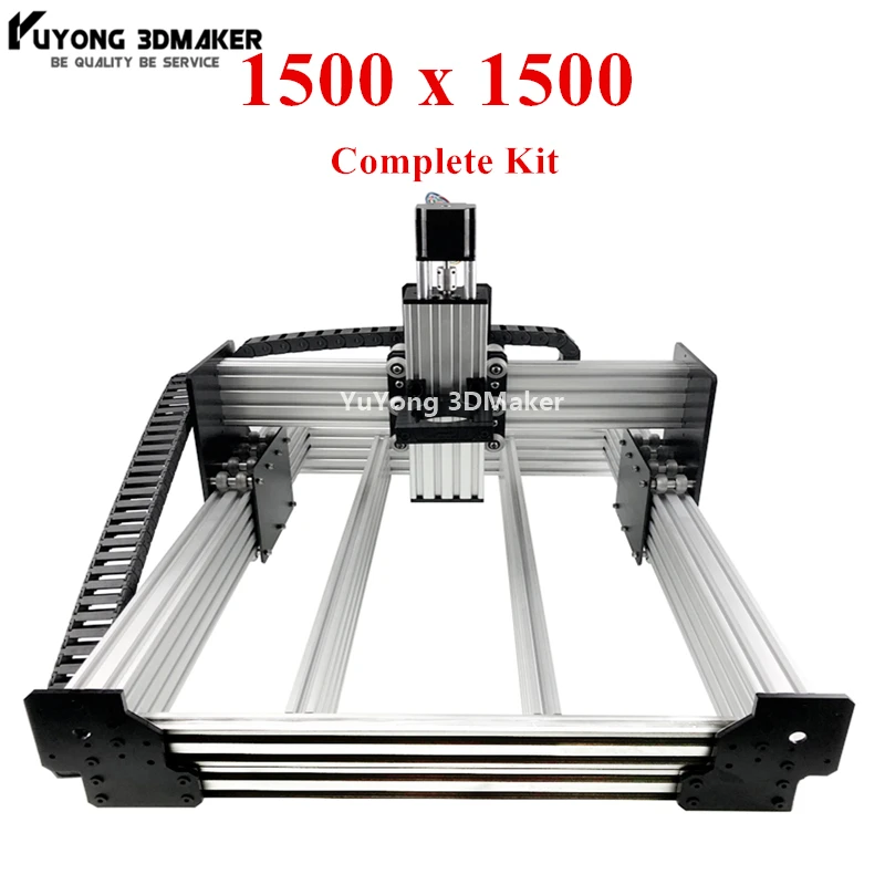 

1500mmx1500mm WorkBee CNC Router Machine Complete kit,WorkBee CNC Complete kit with Controller,Spindle,Drag Chain combo