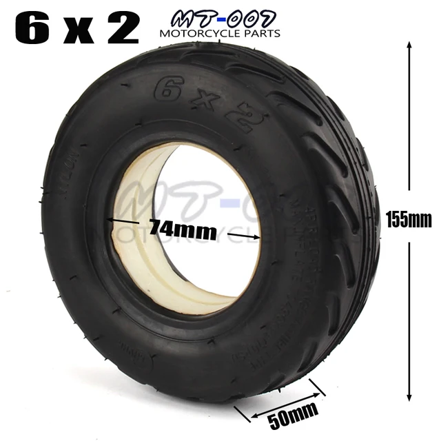 6X2 Solid tire without inner tube tire Electric Scooter Wheel Chair