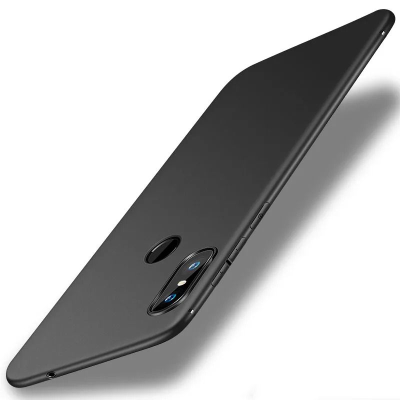 For Xiaomi mi8 Case Soft TPU Matte Ultra Thin Back Cover MI8 SE Silicone Black |