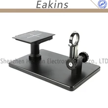 Горизонтальный тип Электронный видео микроскоп стол горизонтальный микроскоп рабочий стенд X-Y сценический стол нагрузки 50 мм зубчатое кольцо держатель