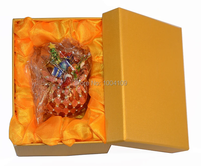 Винтажная коробка для украшения, рождественский подарок, сумка для ювелирных изделий, металлическая коробка для рукоделия, подарки на день рождения/X'mas для нее