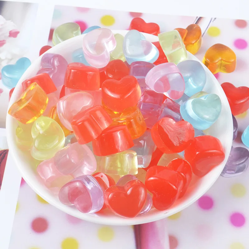 

New Love Candy 10pcs Addition Slime Supplies Accessories DIY Decoration for Charm Slime Filler Slime Kids Toys Decoration Gift E