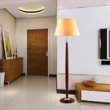 Скандинавские деревянные напольные светильники, модный напольный светильник из цельного дерева для спальни, деревянный напольный светильник