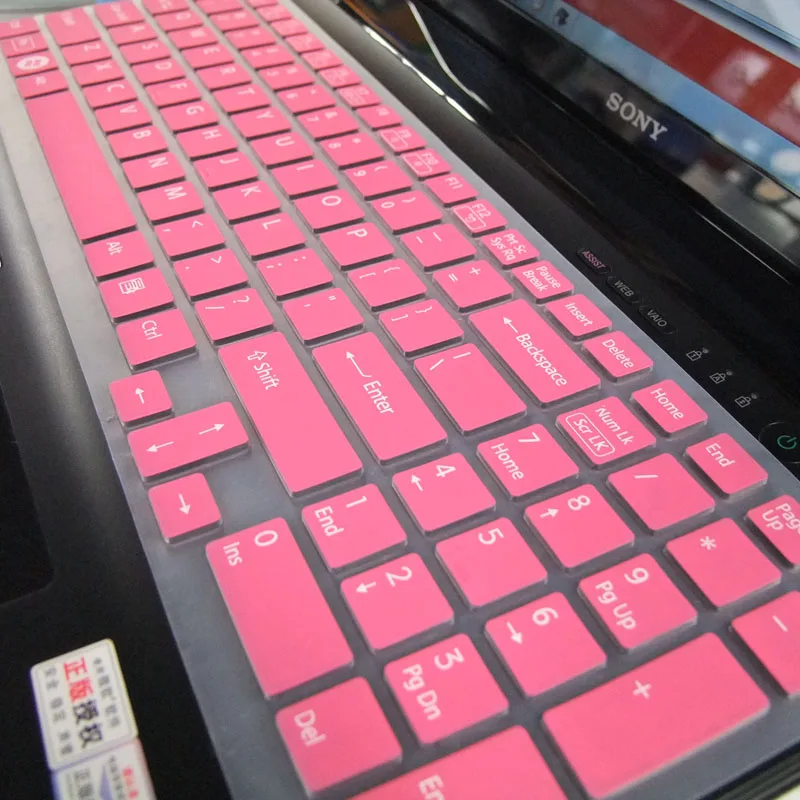 15 дюймов силиконовая защитная крышка клавиатуры для ноутбука Sony VAIO E15 S15 EB 5 дюйма