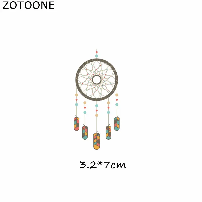 ZOTOONE милые Ловцы снов утюжок на передачу патч для одежды тепло на тепловых пластырей плавкие Наклейки Аппликации на одежду E - Цвет: 231