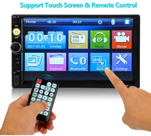 7010B Car stereo Audio Doppio 2 Din MP5 1080 P Car Stereo Touch Screen MP5 FM Specchio Lettore di collegamento Radio